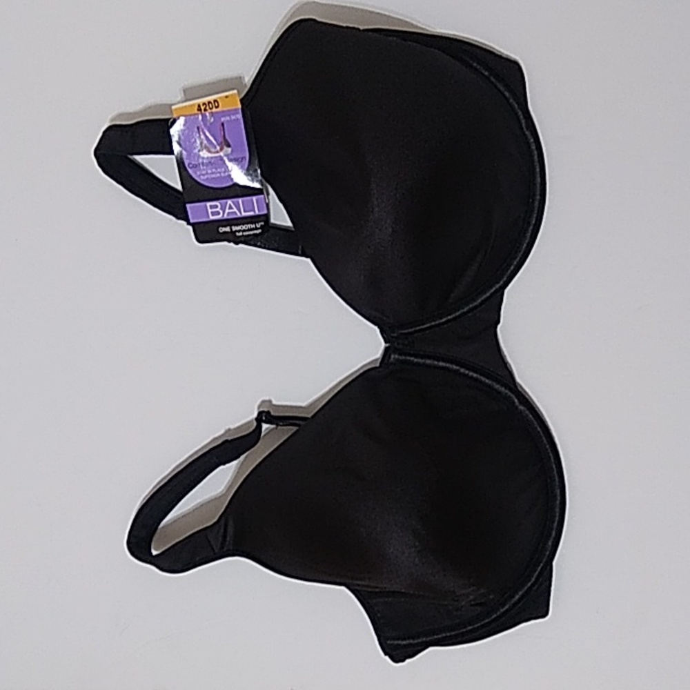 Bali One Smooth U  Black Full Coverage Bra